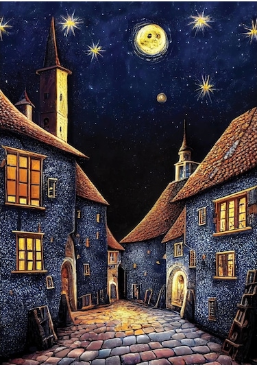 Heidi 5102 Art Puzzle 500 Ortaçağda Han Gecesi