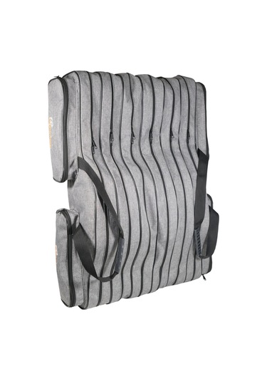 Wolfish 6 Gözlü 100 Cm Olta Çantası Gri 4 Cepli