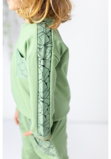 Zeyland Erkek Çocuk Cep Detaylı Sweatshirt-yesıl Yeşil