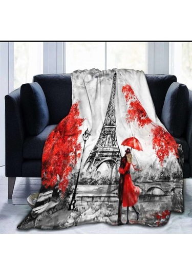 Paris Organik Pamuk Polar 150 Cm 220 Cm. Tv Battaniyesi