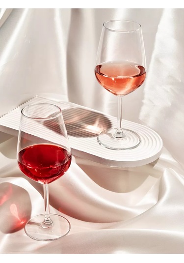 Pasabahce 350 Ml 2'li Cam Şarap Bardakları Seti 200566026 Beyaz