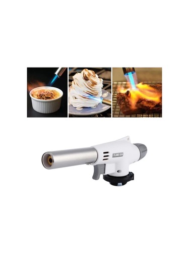 1300 C Çok Amaçlı Gaz Torch Çakmak - Mutfak, Mangal, Lehimleme Pürmüz Alev Tabancası 5365 Çok Renkli