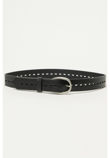 Wrangler Deri Siyah Kemer W0J6U1100 Siyah