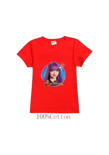 Mınıso Çocuk Karikatür Baskılı T-shirt - Erkek Ve Kız Çocuklar İçin Casual Tişörtturkuaz Turkuaz