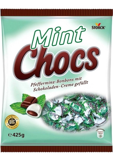 Storck Mint Chocs Çikolata Kremalı Nane Şekeri 425 G