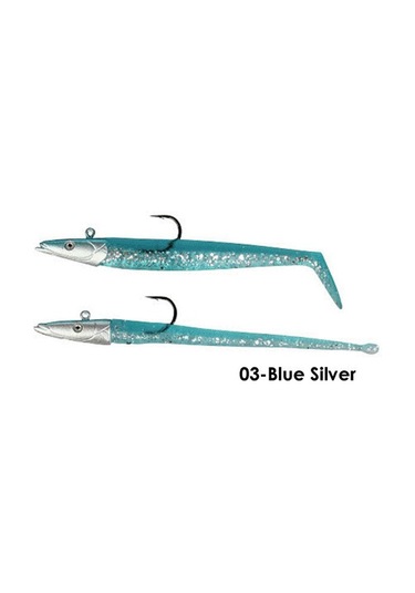 Savage Gear Sandeel And Slug 10 Cm 10 Gr 4+2 Adet 03-blue Silver