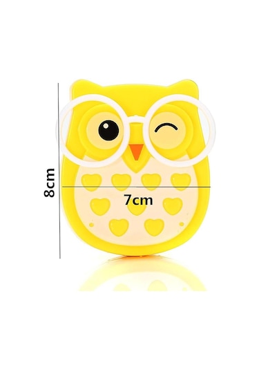 Priz Üstü Baykuş Led Gece Lambası Sarı Sari