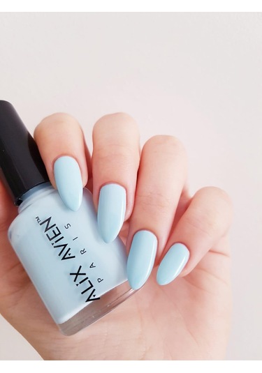 Alix Avien Turkuaz Mavi Oje 71 Yüksek Pigmentli Uzun Süreli Kalıcılık Hızlı Kuruma Nail Lacquer 71