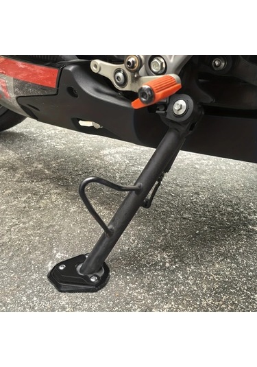 Chuangyinshop Grey Honda Cbr650r Cb500x Cb650r Cb500f Transalp 600 650 700 Cnc Aluminum Kickstand Pad