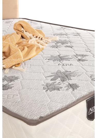 Çift Kişilik Makina Kapitoneli Baza Yatak Başlık Seti 100 x 200 CM