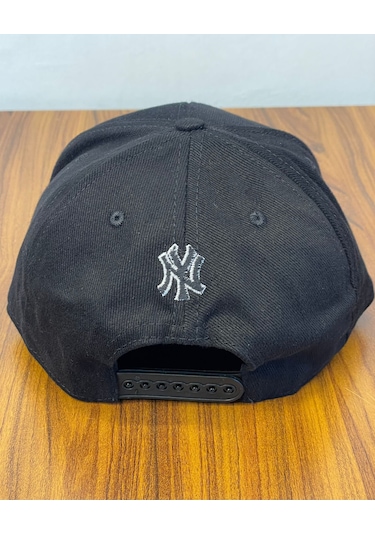 Hamze Ny Yankees New York Nakış Hip Hop Snapback Rapper Şapka Cap Siyah
