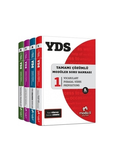Modadil Yayınları YDS Tamamı Çözümlü Modüler Soru Bankası Seti- Modadil Yayınları