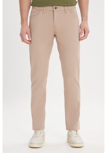 AC&Co / Altınyıldız Classics Slim Fit Dar Kesim Pamuklu Esnek Chino Erkek Pantolon Bej AC&Co / Altınyıldız Classics Slim Fit Dar Kesim Pamuklu Esnek Chino Erkek Pantolon Bej