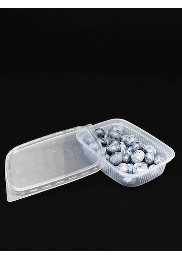 Ecopakplast Kapağı Plastik Tek Kullanımlık Konteynerler 125 Ml 15 Parça 126039736 Beyaz