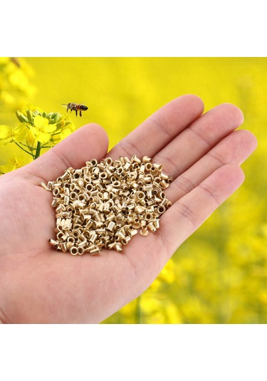 Hombey Arı Kovanı Çerçeveleri İçin Bakır Kaplama Gözlükleri, Ahşap Hasarını Önle, Çapraz Tel İçin 700 Adet 100g