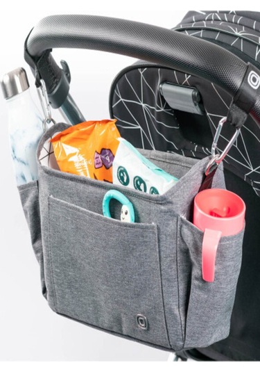 Diono Buggy Buddy 8'I 1 Arada Bebek Arabası Düzenleyici - Gri Çok Renkli
