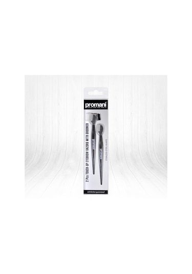 Promani Tarak ve Fırçalı Koruma Başlıklı 2'Li Kaş Usturası Pr-932