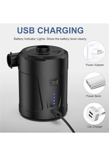 Jialan Taşınabilir Hızlı Doldurma Hava Pompası 5000 Mah Hava