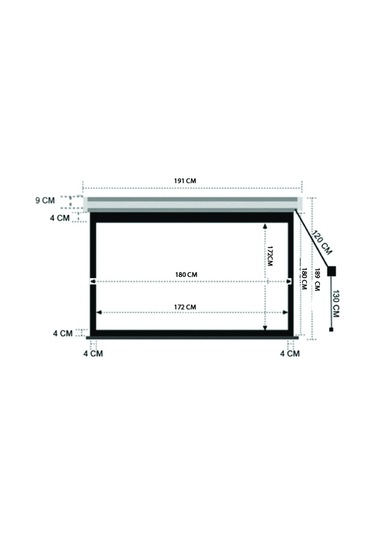Codegen Ex-18 180X180 Cm Motorlu Elektrikli Uzaktan Kumandalı Pro