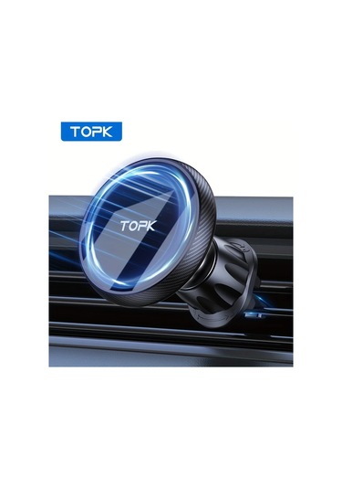 Xuweiwei Topk Manyetik Araç Telefon Tutucu Siyah İphone 15 14 13 12 Pro Max Plus Uyumlu Tek Elle Kullanım Metal Kancalı Dayanıklı Abs Su Geçirmez