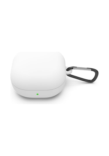 Microsonic Samsung Galaxy Buds Pro Uyumlu Mat Silikon Kılıf Beyaz