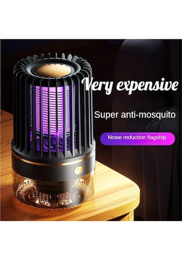 Jialan Uv Bug Işık Usb Şarj Edilebilir Elektrikli Fly Tuzak İç