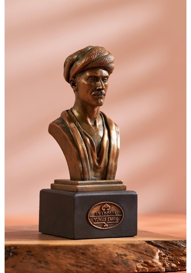 Yunus Emre Mermerit Büst Heykel