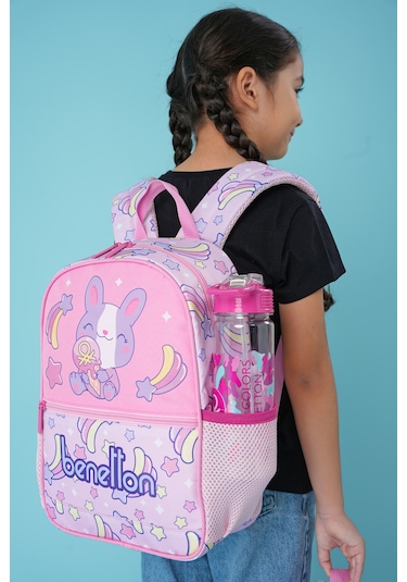 United Colors Of Benetton. Kız Çocuk 3'lü Çanta Seti Açık Pembe