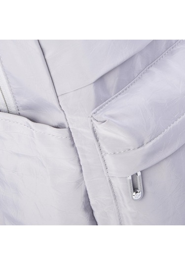 Nas Bag Extra Hafif Su Geçirmez Çok Gözlü Waterproof Unisex Sırt Çantası 30x40 Cm Gri