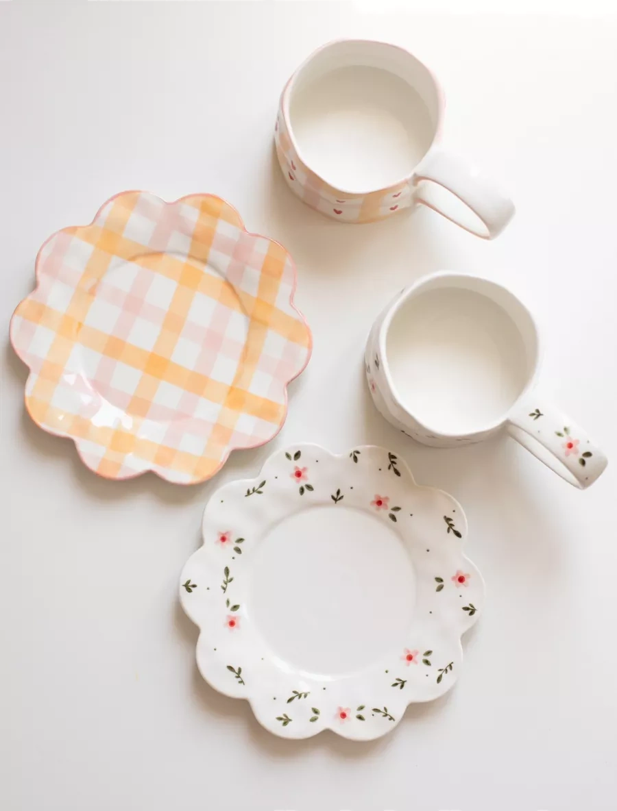 Perex Çay Takımı Tabak Ve Kupası, 350 Ml 245583273 Beyaz