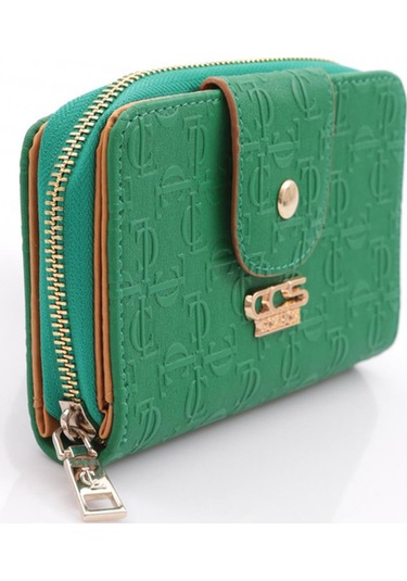 Ççs 80266 Kadin Portföy Cüzdan Çimen Yeşili