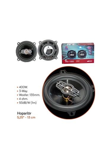 Nyf Hoparlör 13 Cm - 5,25 İnç 400w Trg-1055