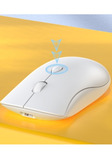 Kablosuz Fare, Usb Alıcılı 2.4g Gürültüsüz Fare - Windows Sistemli Pc, Tablet Ve Dizüstü Bilgisayarlar İçin Taşınabilir Bilgisayar Faresi - Siyah