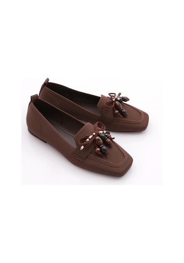 Dgn Pm386-k4004 Kadin Babet Kahve Triko