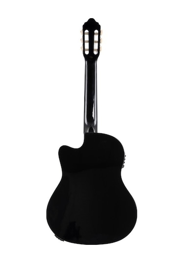 Valencia Vc104Tcebk Elektro Klasik Gitar Sap Çelikli 4/4 Siyah