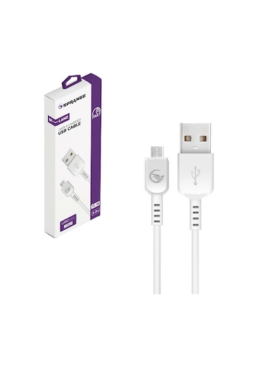Sprange M-LANZ Micro 2.1A 1.2 M Data Şarj Kablo