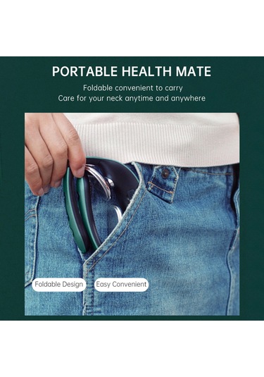 Xindoker Boyun Ve Omuz Masaj Cihazı - Elektromanyetik Darbe İle Isıtma Fonksiyonu, 15 Seviye Şiddet Ayarı, Yeşil Renk Jkp-lg-a5 Yeşil