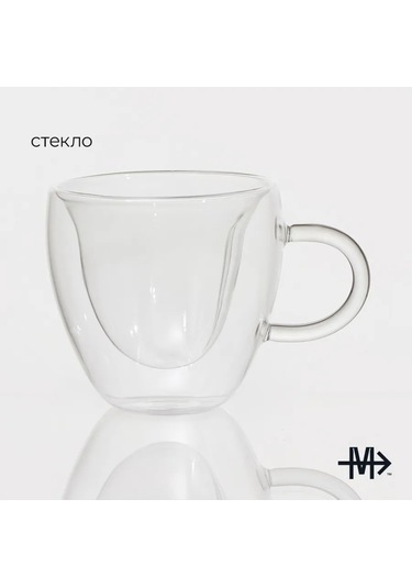 Magistro Cam Kalp Çift Tabanlı Bardak 250 Ml 132518923 Beyaz