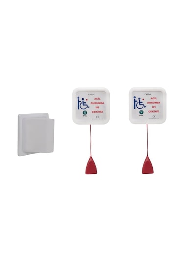 Bay Ve Bayan Engelli Wc Acil Yardım İpli Çağrı Seti