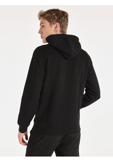 Colin's Colins Regular Fit Baskılı Kapüşonlu Siyah Erkek Sweatshirt Cl1059894 Siyah Colin's Colins Regular Fit Baskılı Kapüşonlu Siyah Erkek Sweatshirt Cl1059894 Siyah