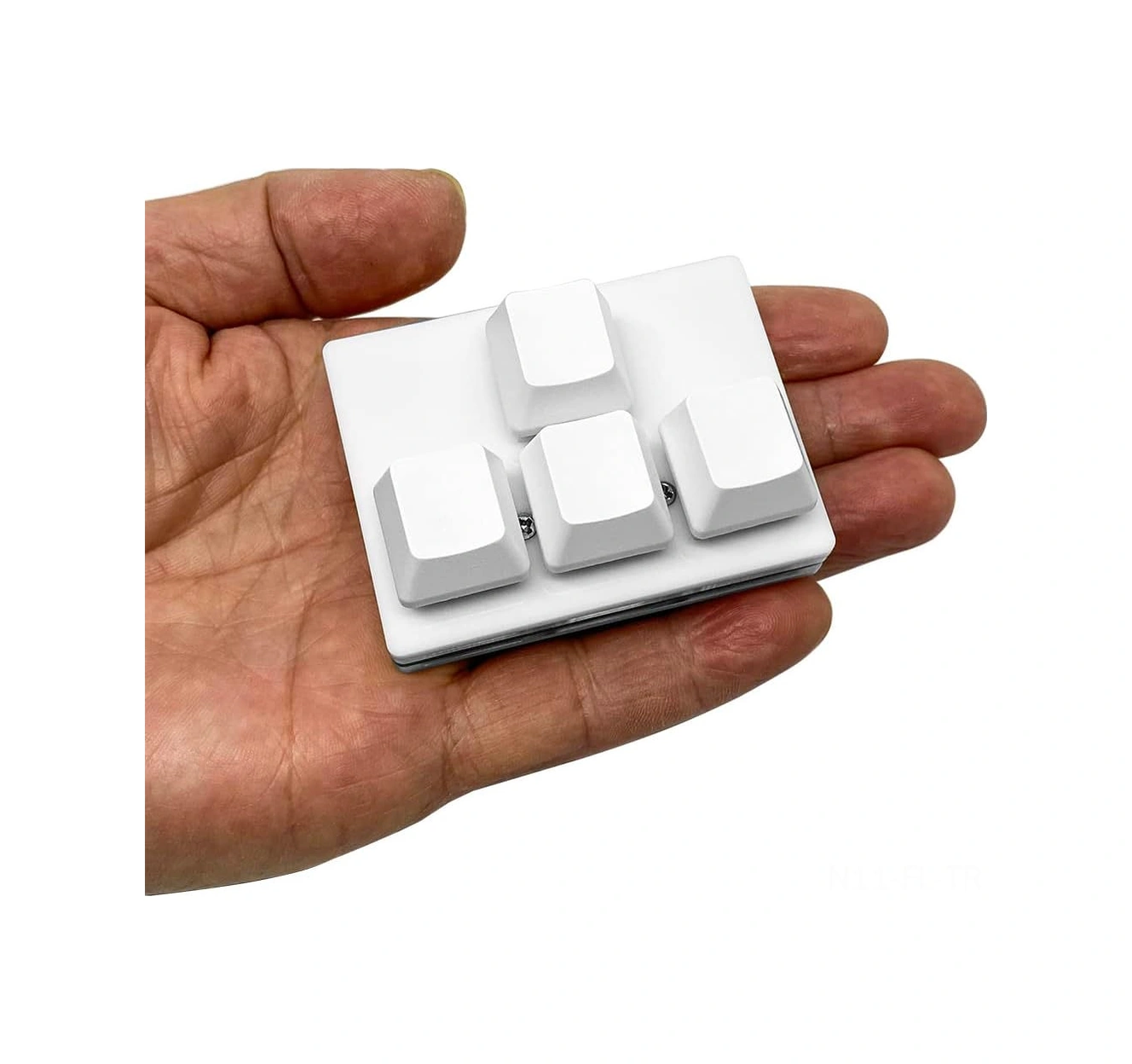 Lemestar Küçük Boy 4 Tuşlu Mekanik Klavye - Wasd Ve Ok Tuşları, Usb Kablolu Kırmızı Switch, Özelleştirilebilir Kısayollar Optik