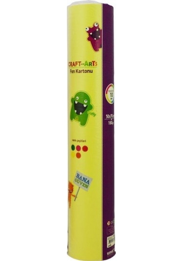 Craft and Arts Fon Kartonu 10'lu 120 GR 50x70 Rulo