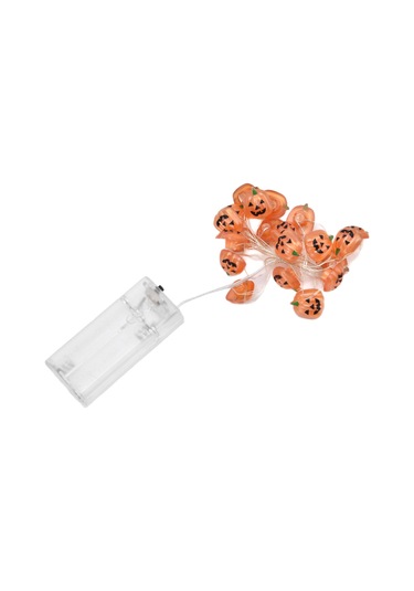 Shineyee Halloween Kabak Şekilli Işıklı Zincir, 2m 20 Led, Dış Ve İç Kullanım, Partiler Ve Dekorasyonlar İçin Pil Dahil Değil Diğer