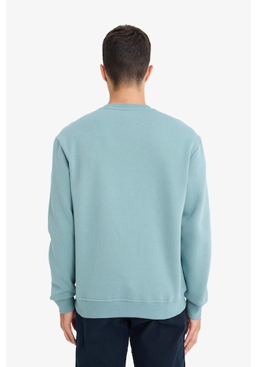 Defacto Regular Fit Bisiklet Yaka Basic Düz Kalın Sweatshirt T3777az25augn1124 Yeşil Defacto Regular Fit Bisiklet Yaka Basic Düz Kalın Sweatshirt T3777az25augn1124 Yeşil