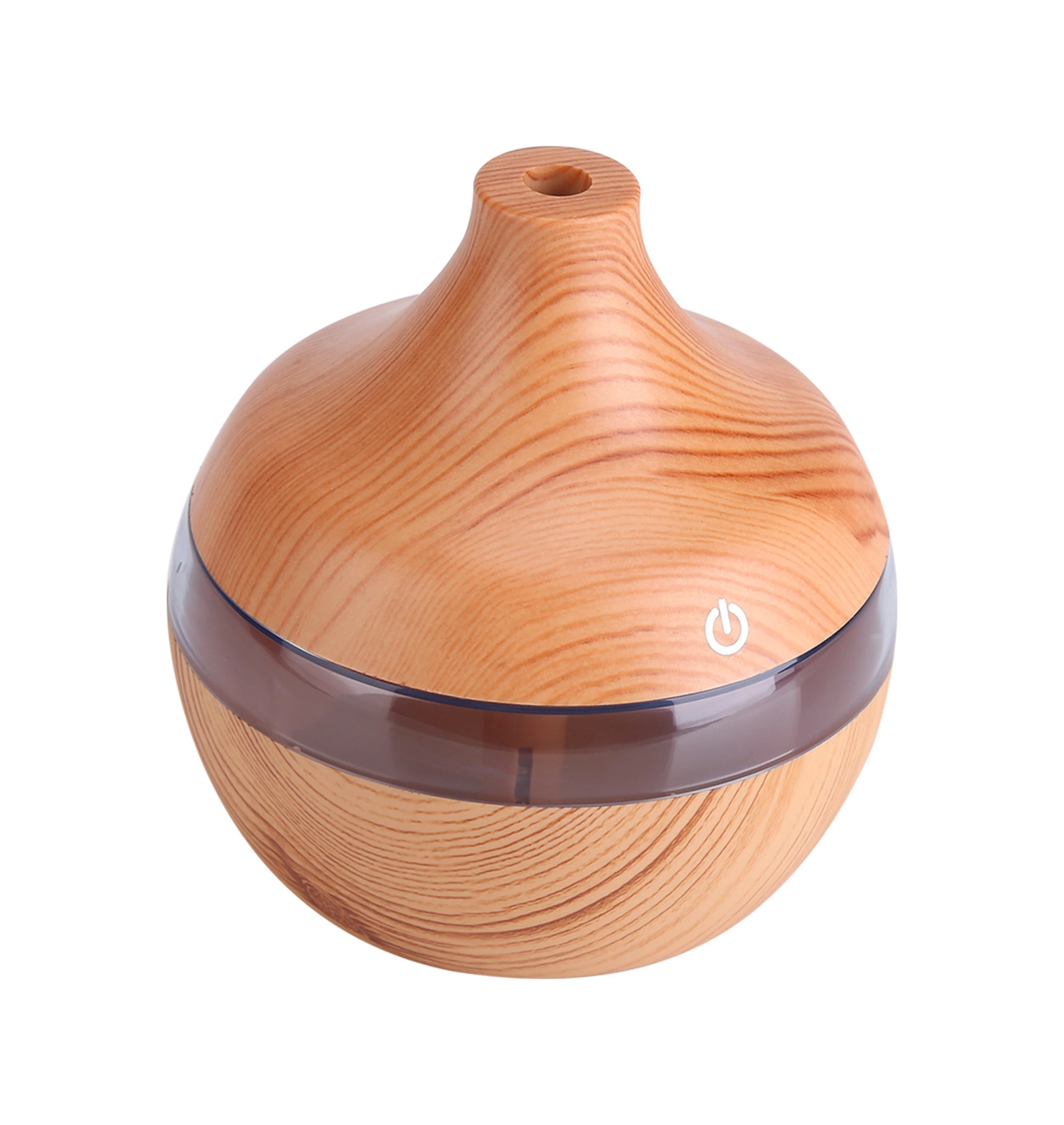 Hangfox Aromaterapi Ve Nemlendirici İşlevli 7 Renk Değiştiren Ahşap Desenli Hava Yüngücüsü - Otomatik Kapanma Ve Dokunmatik Kontrol