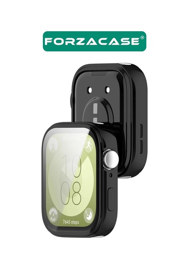 Forzacase Huawei Watch Fit 4 Pro İle Uyumlu Önü Kapalı Ekran Korumalı Silikon Kılıf - Fc010