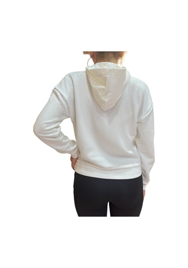 Benetton Kadın Sweatshirt Beyaz