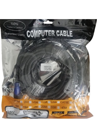 Versatile 10M Hdmi Kablo 1080 Full Hd Örgülü