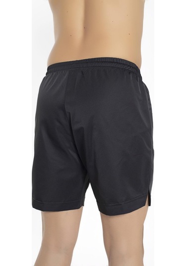 Erkek Maraton Yırtmaçlı Deniz Şortu Siyah