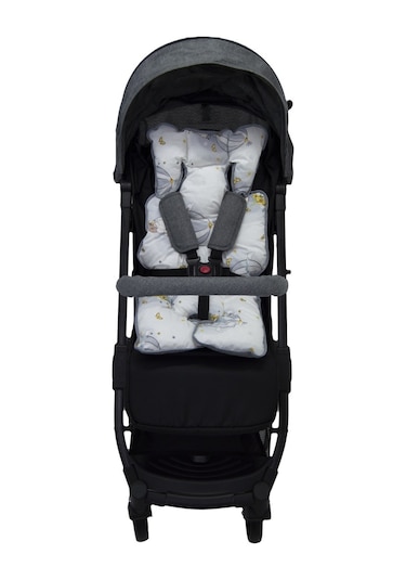 Ezh 8010 Puset ve Oto Koltuğu Minderi Beyaz-Gri